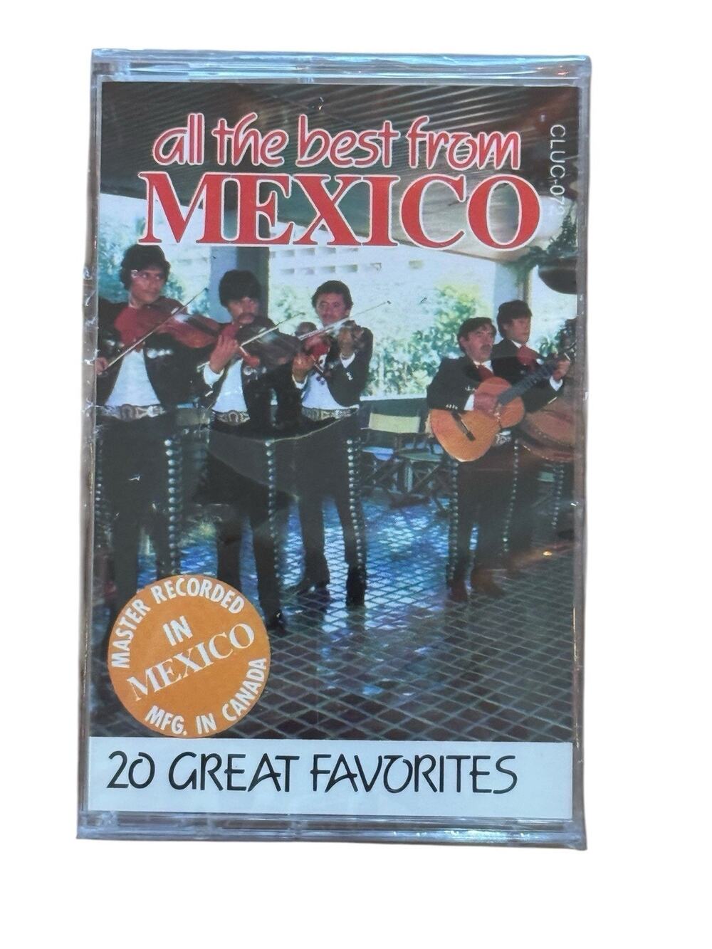 All the Best from Mexico Cassette Tape 1991 Various Artists Latin Music